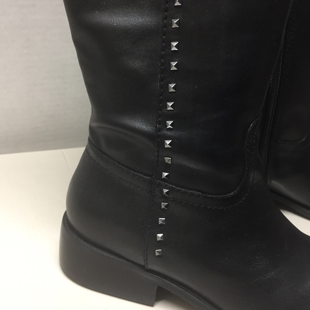 NIB Marc Fisher Galaya black leather tall Boot 5 - Picture 5 of 11